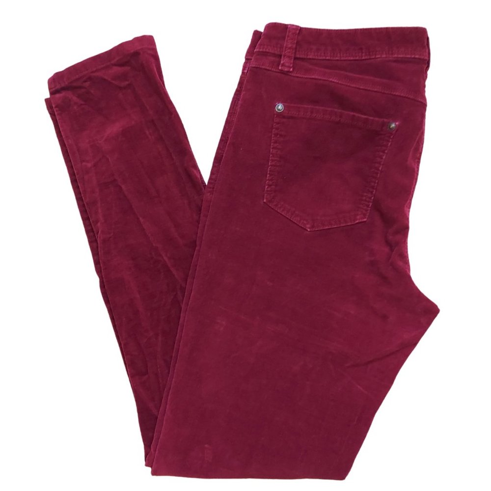 LC Lauren Conrad Burgundy Skinny Pants